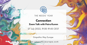 30 connection zoom talk with Petra Kumm the needs year empathic way europe